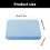 Supportive Memory Foams Seats Cushions Mats for Long-Light Grey 4