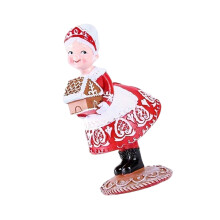 Creatieve peperkoeken Kerstmanpaar Kerstsculpturen Harsen-B