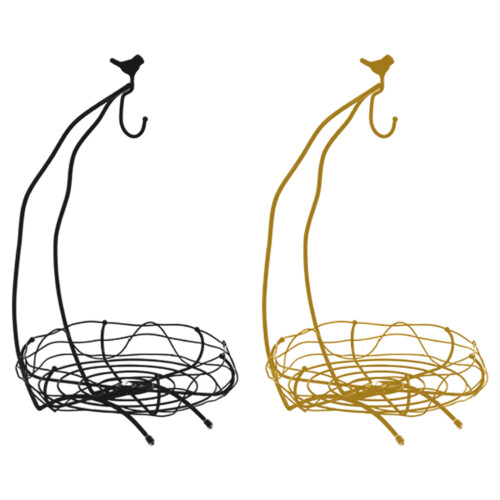 Stable Iron Fruit Basket Container Functional Iron Fruit-gold 1
