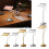 Menu Display Place Cards Stand for Buffets-Silver 8 inches 6