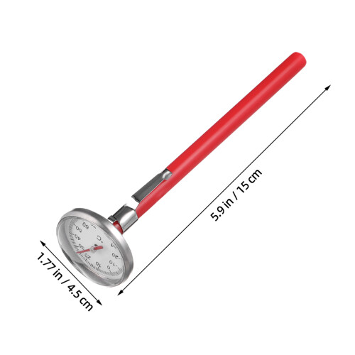 3Pièces Thermomètres Mécaniques Pour Auto Rouge Durable Et 1