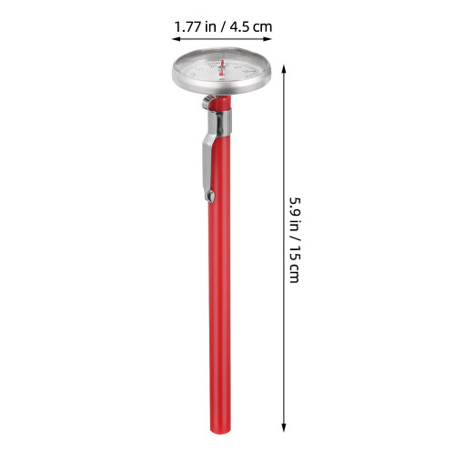 3Pièces Thermomètres Mécaniques Pour Auto Rouge Durable Et 2