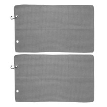 Toalhas de golfe com padrão waffle, superabsorventes e leves, pacote de presentes perfeito para golfistas (2 unidades)