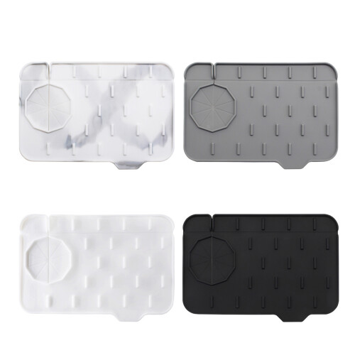 Tapis de protection contre les éclaboussures d'évier en-Gris 1 1