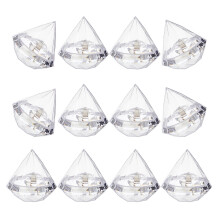 Pakket van 12 luxe diamanten geslepen snoepdozen Prinses-groot
