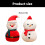 Coussin en coton de noël, peluche douce, oreiller,-Rouge 4