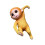Charm Monkey Planter Pots Hangers Figurines de singe-2 1