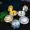 Peacocks Sugar Container with Lid and Spoon Home-silvery white 6