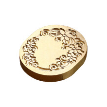 Wax Stamp Head, Wax Seal Stamp Head, Round/Oval/Square Wax-K
