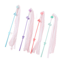 Katten Teaser Stick Toy Hengel Jagen- Botkat plaagt sti