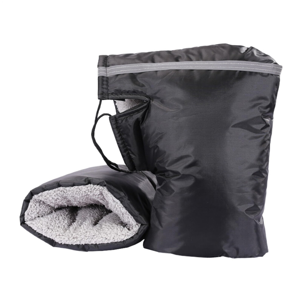 Motorcycle Hand Muffs, Windproof Waterproof Handlebar Muffs, For Motorbike Snowmobile Scooter Atv, Winter Warmer Mitts 9067246200626