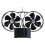Double Head Heat Powered Stove Fan Without Electricity for 3