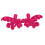 Handmade Cheongsam Button Decorative Knot Button-Rose Red 1