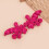 Handmade Cheongsam Button Decorative Knot Button-Rose Red 6