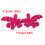 Handmade Cheongsam Button Decorative Knot Button-Rose Red 3