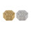12 stuks plastic bruiloft snoepdozen opslagcontainer voor-Zilver 2