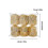 12 stuks plastic bruiloft snoepdozen opslagcontainer voor-Zilver 5