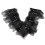 Flower Lace Embroidered Applique Decorative Patches-Black 1