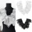 Flower Lace Embroidered Applique Decorative Patches-Black 3