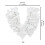 Flower Lace Embroidered Applique Decorative Patches-Black 4