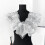 Flower Lace Embroidered Applique Decorative Patches-Black 6