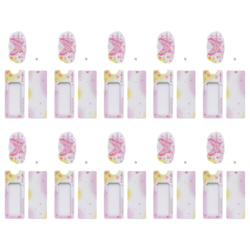 10pcs 3D Birthday Card Handmade 3D Pull Out-Pink butterfly