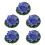Realistic Artificial Floating Flower with Leaf For Tank-Blue 1