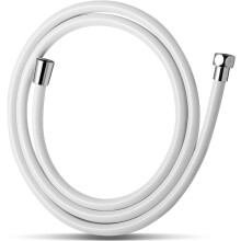 Tubo doccia premium, materiali di alta qualità, tubo doccia ultra flessibile per il bagno degli animali domestici, 1,5 m, grigio argento.