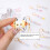 10Pcs Letter Beads Knitting Locking Marker with Knitting-Yellow 6