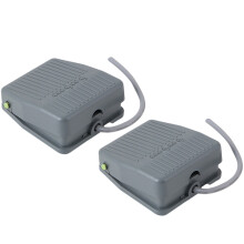 2 Pcs Foot Pedal Switches with 16cm Line Pedal Switches 220V