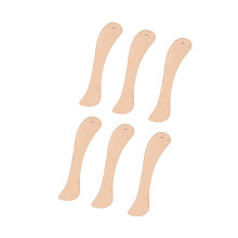 Rounded Handle Handmade Wood Craft Cutter for Sheet-Beech