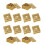 12Pcs Eye Catching Candy Storage Container With Hollow-Gold 1