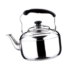 Whistling Tea Kettle RustResistant Stainless Steel, 4 L Gas Electric Induction Stovetop Compatible Silver