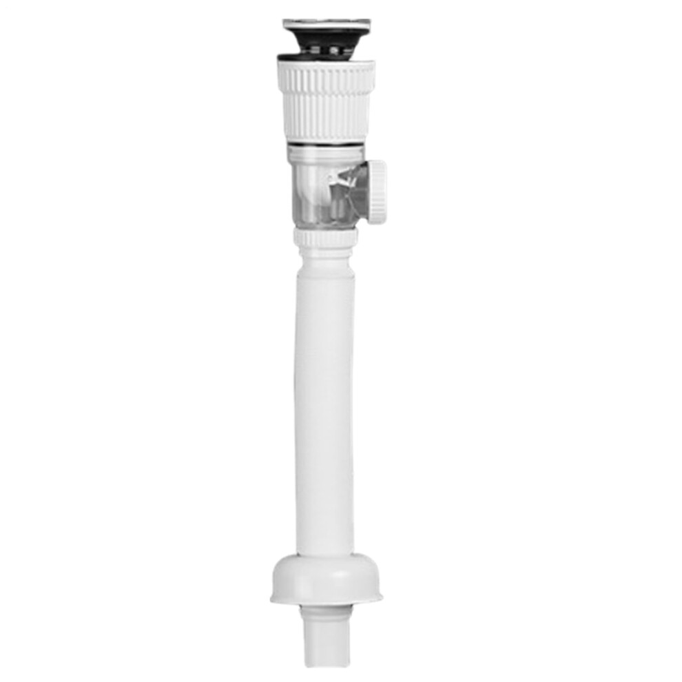Sink Drain Kits, Flexible Drain Kit For Kitchen, Antiodor Bathroom Pipe, Leakproof Transparent Pipe White Restroom 9067246200817