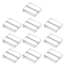10 STKS Helder Acryl Bord Display Stands Bureau Decoratie Stand