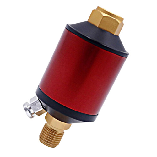Advanced High Efficiency Air Line Water Separator-Wine red