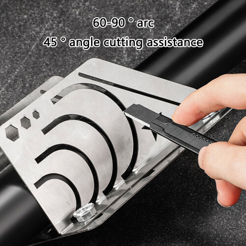 HVAC System Rubber Pipe Cutting Aid Tool With Stainless-large 2