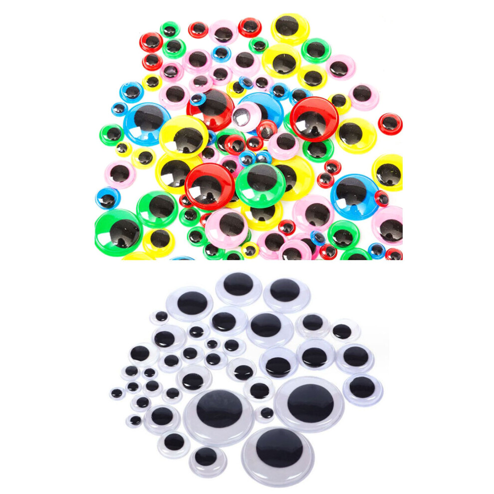 200Pcs Wiggle Googly Eyes With Self Adhesive For Diy 7754000804634