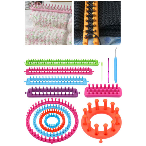 1 or 2 Set Knitted Loomed Set Plastic Knitting-Long braider 2