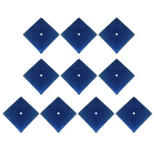 10 Stuks Kleurrijke Glitters Cardstock Papier voor-Diepblauw