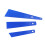 Plastic Paint Scraper Putty Knife Cleaning-Blue 3 piece set 1