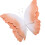 Oversized Butterflies Wall Ornament for Ceiling Window-Orange 1