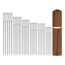 30 stuks Big Eye Hand Naai-naald Large Eye Borduurnaald Stiksels