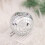 Silver Disco   Namecard Hold  With Stable Base For-5pcs 5