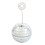 Silver Disco   Namecard Hold  With Stable Base For-5pcs 2