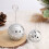 Silver Disco   Namecard Hold  With Stable Base For-5pcs 6