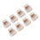 8Pcs Silicone Chair Leg Floor Protector with-1 inch Square 1