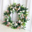 Artificial Daisy Flower Wreath 20Inch Spring Wreath with Leaves 5