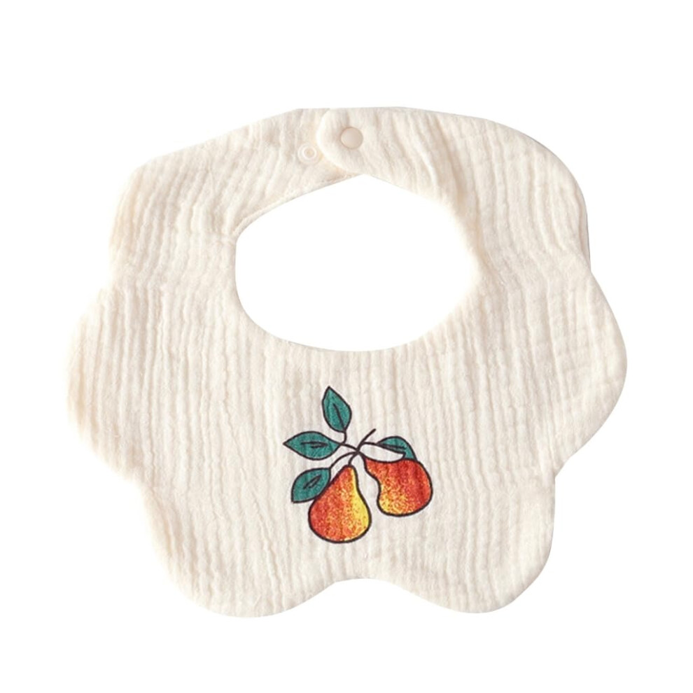 Soft Breathable Newborn Burp Cloth Absorbent Cotton Gauze Bibs SixLayer Drooling Bibs For 02 Years Unisex S3