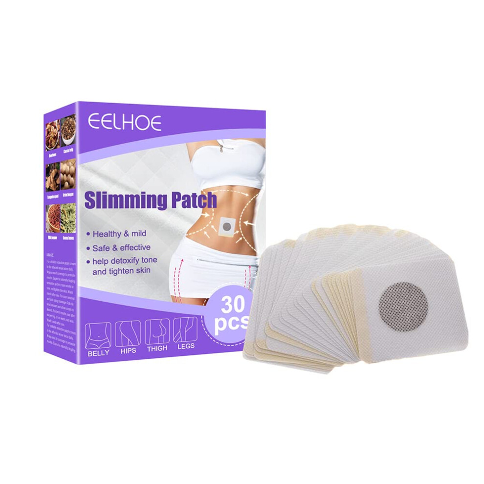Weight Loss Belly Patches 30Count, Natural Herbal Belly Sticker Fat Burner, Detox Slimming Belly Pellet, Navel Sticker